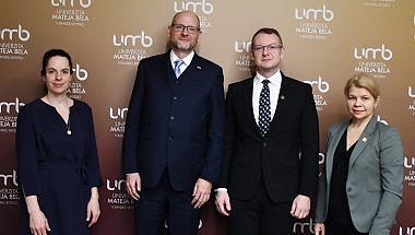 The Swiss Ambassador to Slovakia, H.E. Peter Nelson, visited UMB